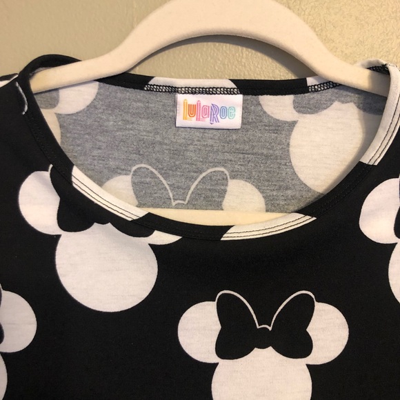 Lularoe X Disney Minnie Mouse Irma Tunic Top - Picture 3 of 6